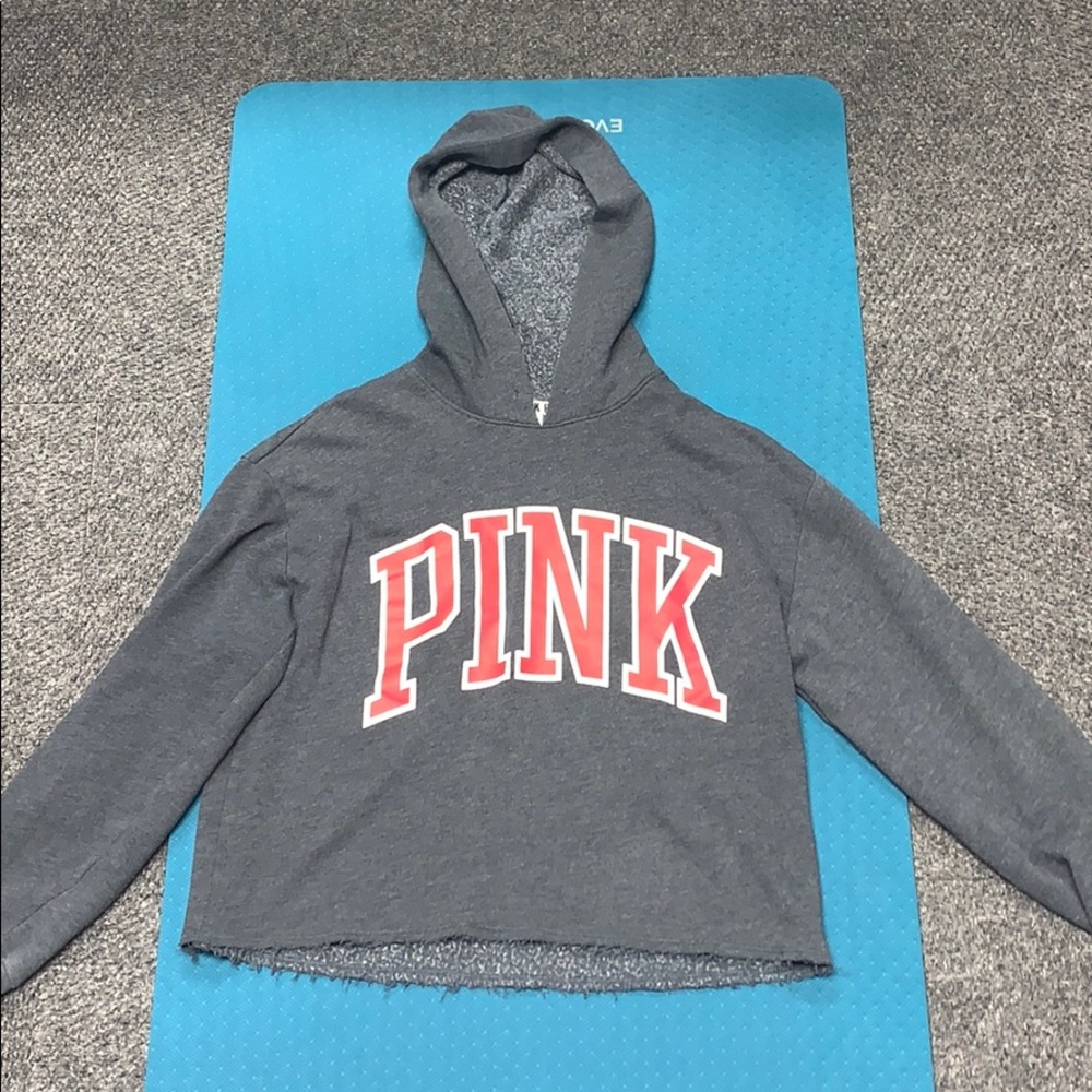 VS PINK cropped hoodie